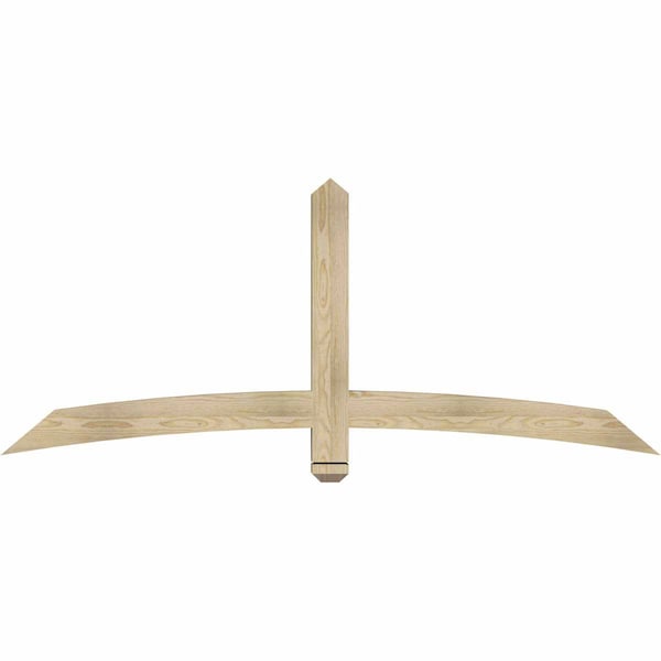 Ekena Millwork Bellingham Rough Sawn Timber Gable Bracket, Douglas Fir, 72"W x 30"H x 4"D x 4"F, 10/12 Pitch GBW072X30X0404BEL00RDF - main